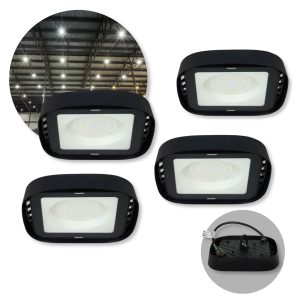 Industri Lampe - LED High Bay - 200W - 4000K - 20.000lm - 4 stk. (Sætpris)