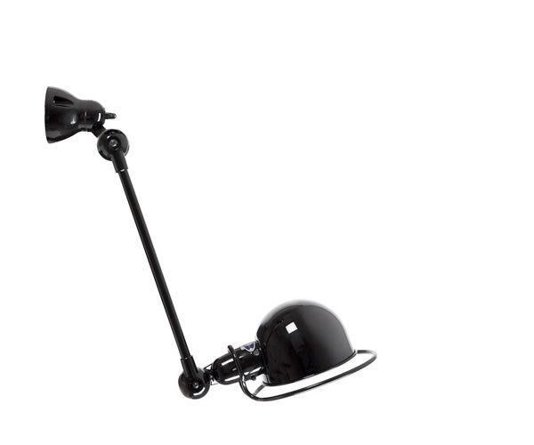 Jielde Loft Væglampe D 4001 - Malet - Mat / Pastel Blue / Standard - vægudtag - med afbryder på lampen . ex ledning